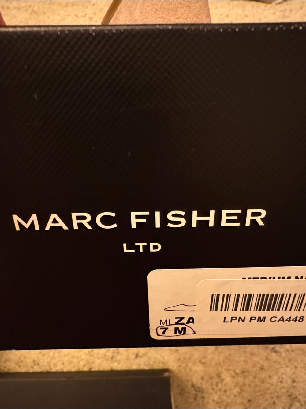 Marc Fisher Nude Suede Pointed Toe Flats - Picture 4 of 4
